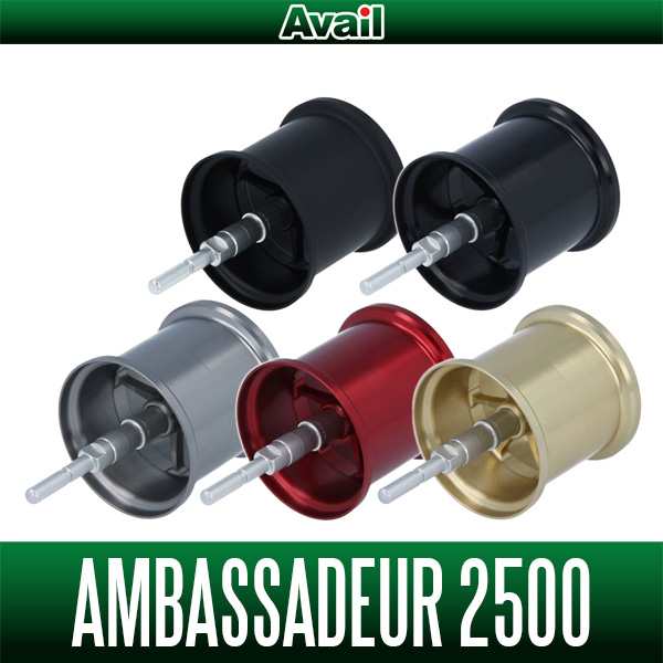 【Avail/アベイル】ABU Ambassadeur 2500C 用 スプール Microcast Spool 【AMB2540R：溝深さ4.0mm】