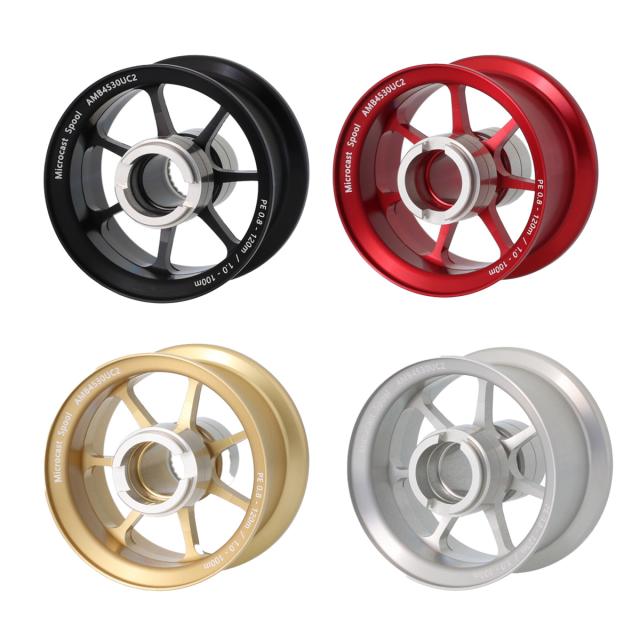 最終値下げ！アブアンバサダー4500C　アベイルスプール付き アブアンバサダー4500Cシルバーアベイルマイクロキャスト