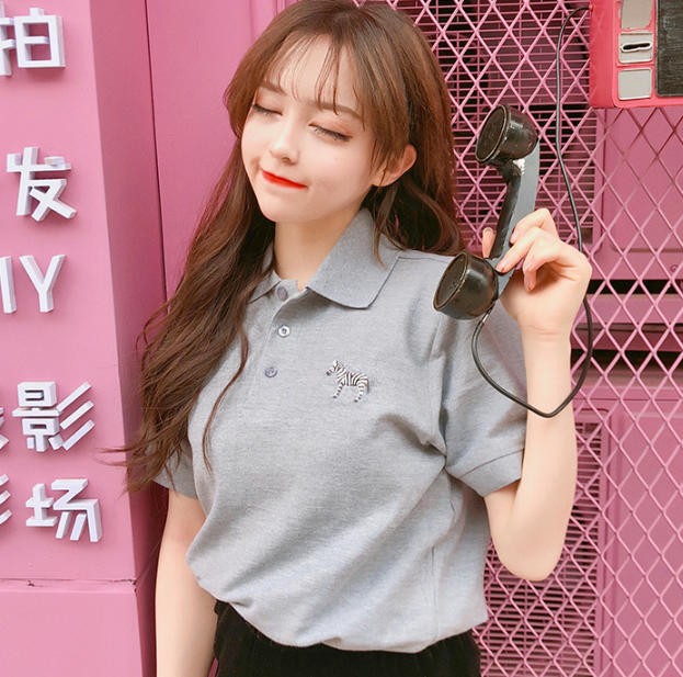 お取り寄せ おしゃれ シンプル レディース ワンポイント ロゴ カジュアル トップス ポロシャツ 半袖 Tシャツ 半袖 サイズ S Www Fattoriabacio Com