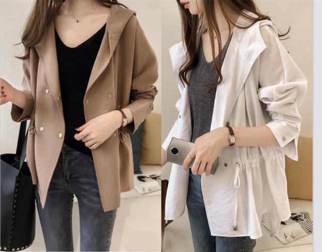 レディース スプリングコート マウンテンパーカー 大きい 大きめ サイズ 薄手 トレンチコート ショート丈の通販はau Pay マーケット Mondeole