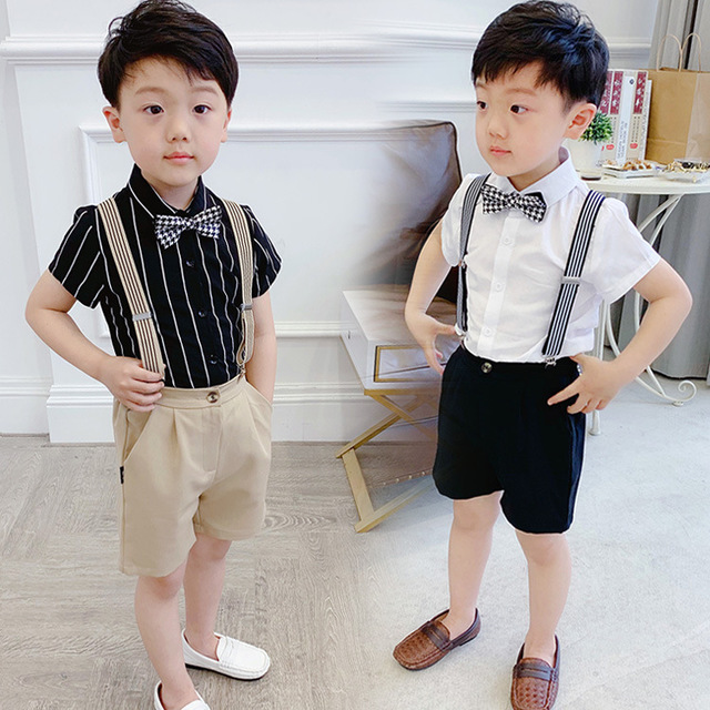 子供服フォーマルセット 半袖シャツ パンツ4点セット 男の子紳士風 ジュニア 卒業スーツ ピアノ発表会 結婚式 誕生日 子供服90 150cmの通販はau Pay マーケット 華麗商店