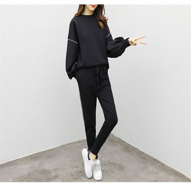 スウェット ジャージ レディース 上下セット セットアップ ルームウェア レディース レディス スエット スポーツウェア春秋新作の通販はau Pay マーケット 華麗商店