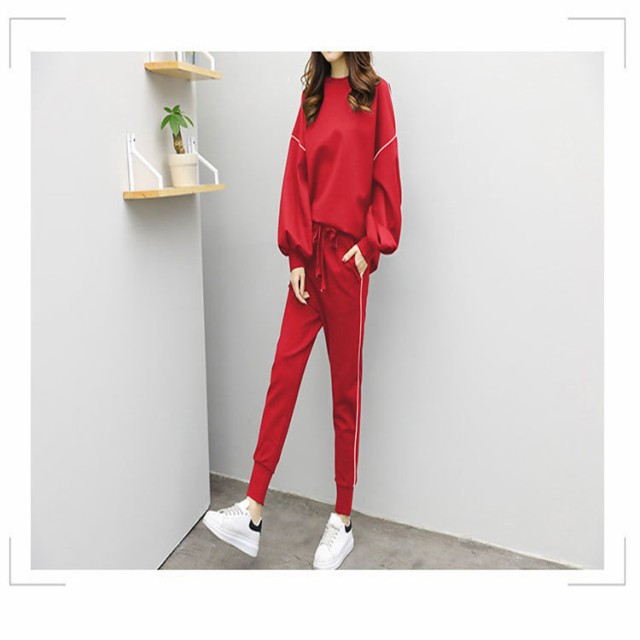 スウェット ジャージ レディース 上下セット セットアップ ルームウェア レディース レディス スエット スポーツウェア春秋新作の通販はau Pay マーケット 華麗商店