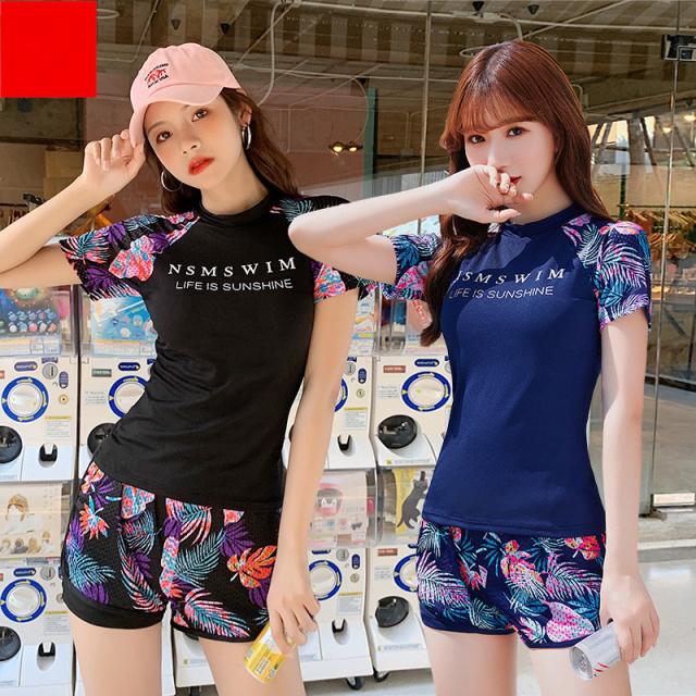 フィットネス水着 レディース 体型カバー 2点セット ショートパンツ スポーツ セパレート 水泳 大きいサイズ 半袖 水陸両用 送料無料の通販はau Pay マーケット 華麗商店