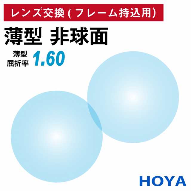 フレーム持ち込み用 HOYA NULUX ニュールックス 非球面 屈折率 1.60 ...