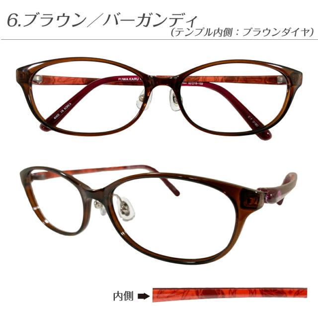 遠くも見える老眼鏡 遠近両用 メガネ オーバル グラデーション