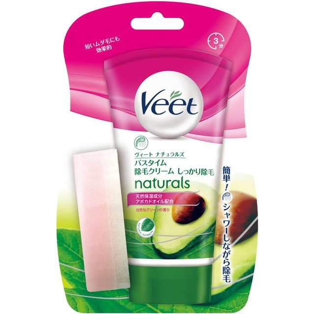 Veet ヴィート ナチュラルズ バスタイム除毛クリーム しっかり除毛 150g