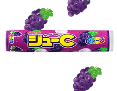 カバヤ ジューC 15粒入 グレープ／サイダー 2種各10本セット（計20本