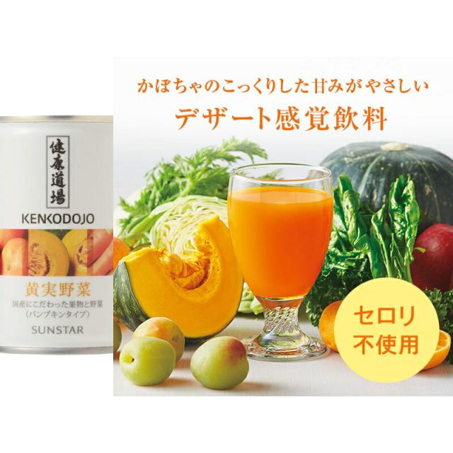 サンスター 健康道場 青汁／野菜ジュース 160g缶 5種各6本セット （計