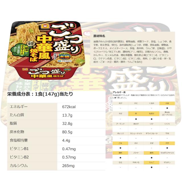 3種類】マルちゃん ごつ盛り 焼そば 3種各4個セット （計12個） 【中華
