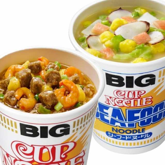 日清 カップヌードル BIG(ビッグ) 組み合わせ選べる2ケース(計24個