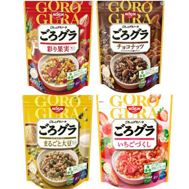 日清シスコ ごろグラ（ごろっとグラノーラ） 300g～360g 選べる5袋【送料無料(沖縄・離島除く)】の通販はau PAY マーケット -  イーコンビニ