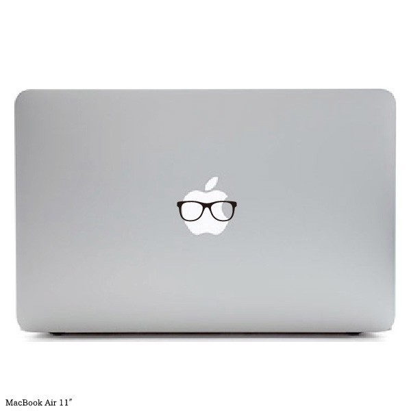 Macbook ステッカー スキンシール メガネ Glass Macbook Air11 13