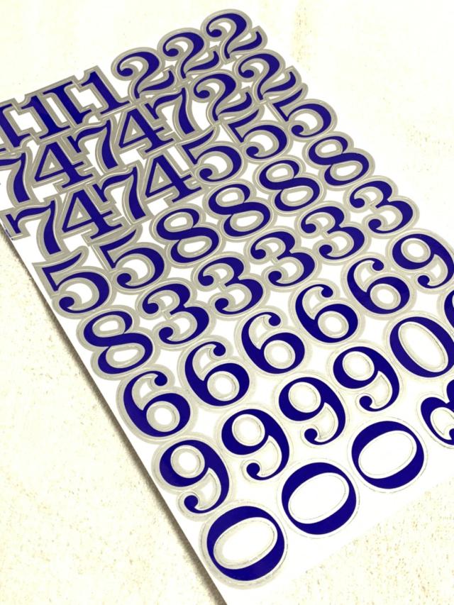 送料無料 防水素材 数字 ステッカー セット ナンバーリング タブレット ゼッケン 背番号 ネーム ヘルメット キャラクター Ts 115nsの通販はau Pay マーケット My Stock