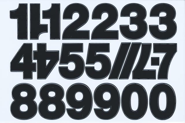 送料無料 防水素材 数字 ステッカー セット ナンバーリング タブレット ゼッケン 背番号 ネーム Diy ヘルメット キャラクター Ts 521bの通販はau Pay マーケット My Stock