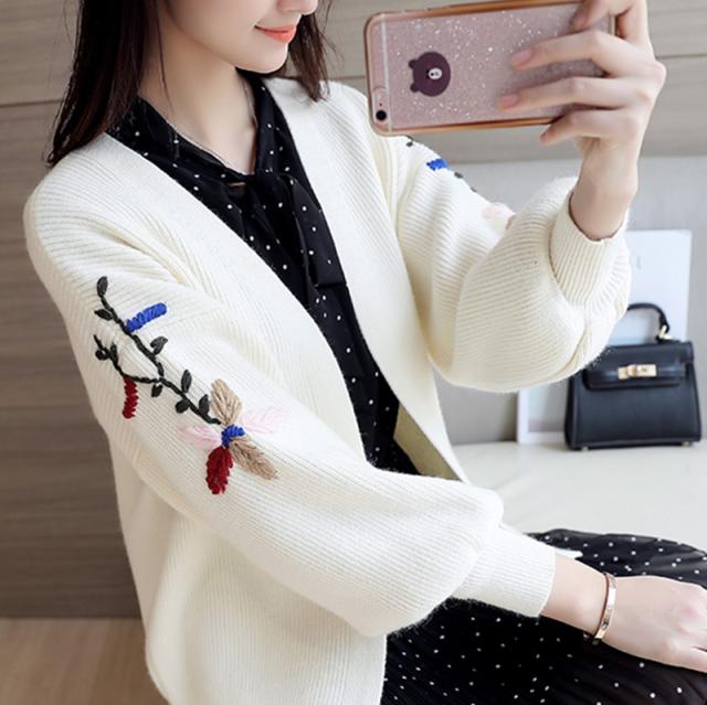 レディース 春 ニット カーディガン 花柄 ショート丈 韓国風アウター ニット カーディガン 長袖の通販はau Pay マーケット Brutal Beauty ブルータルビューティ