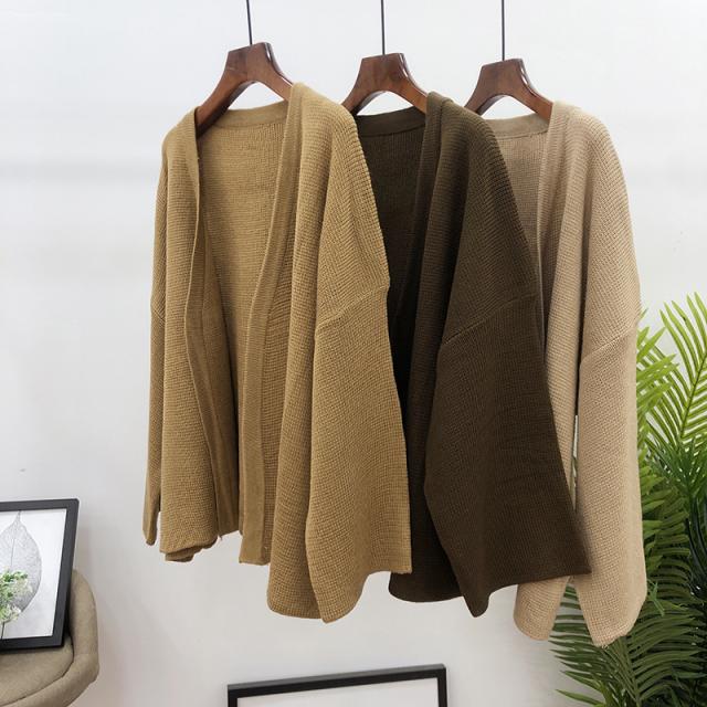 カーディガン レディース ニットカーディガン ミドル丈 ロング丈 長袖 羽織 リブニット 無地ニット ゆったり の通販はau Pay マーケット Brutal Beauty ブルータルビューティ