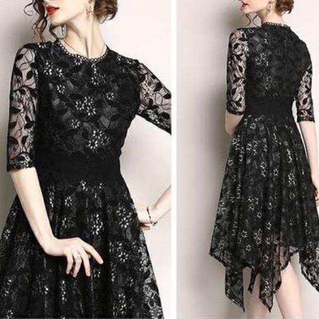 新作 春 夏 5分袖 パーティードレス ワンピース レース アシンメトリー 結婚式 二次会 お呼ばれ パーティー 食事会 同窓会 大きいサイズの通販はau Pay マーケット Brutal Beauty ブルータルビューティ
