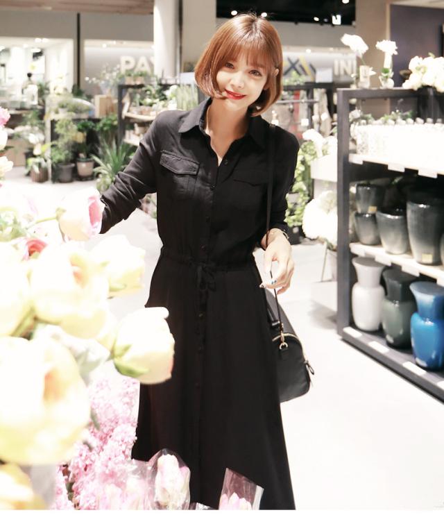 ワンピース ロング シャツワンピース シック 大人可愛い シンプル デートの通販はau Pay マーケット Brutal Beauty ブルータルビューティ