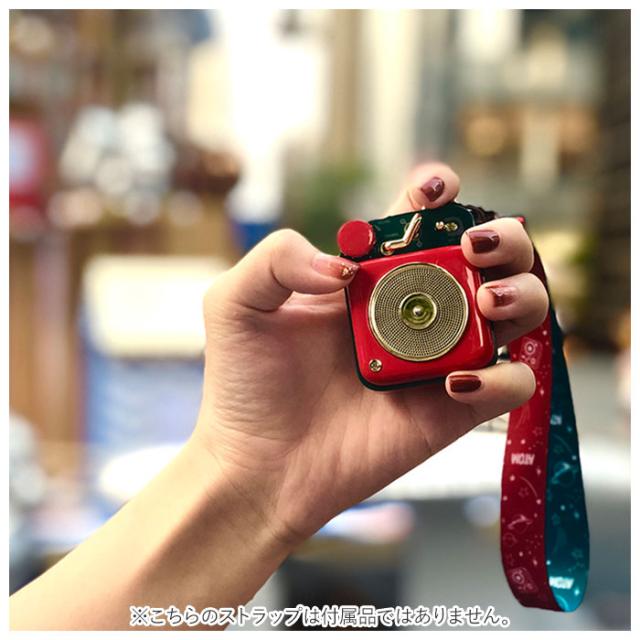 Bluetooth スピーカー おしゃれ 通販 レトロ 可愛い かわいい ワイヤレススピーカー ブルートゥース bluetoothスピーカー ポータブルスピーカー 小さい ミニ コンパクト 軽量 軽い MUZEN Button ミューゼン ボタン インテリア 旅行 旅先 スマホ対応スピーカー_5