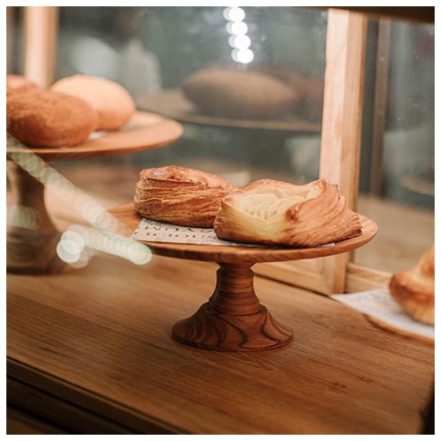 ケーキスタンド 木 m 通販 木製 中皿 コンポート 皿 ケーキプレート