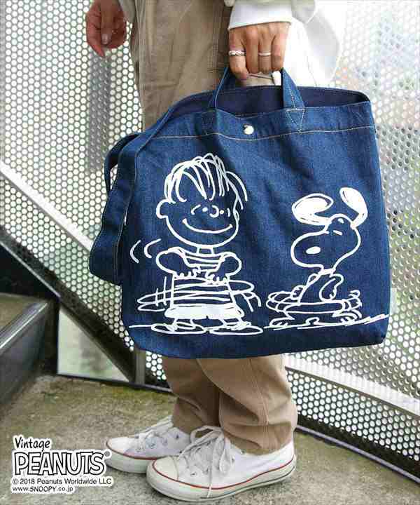 Rootote ルートート トートバッグ 通販 サイドポケット Tall トール ユニセックス Peanuts ピーナッツ Snoopy スヌーピー 2way の通販はau Pay マーケット Backyard Family インテリアタウン Au Pay マーケット店