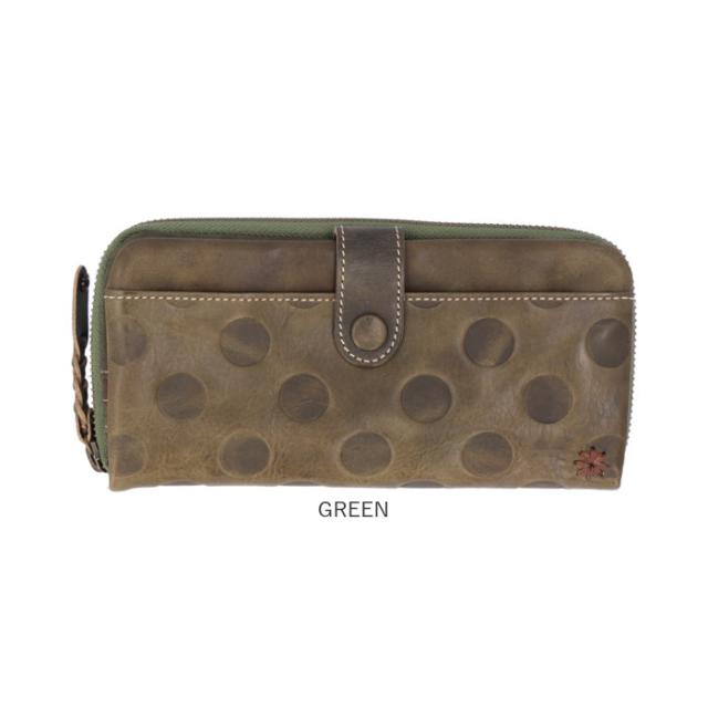 ラフラフ 財布 Laugh Rough 通販 長財布 長サイフ 長さいふ サイフ さいふ ロングウォレット ラウンドファスナー レディース ドット 本革 革 レザー ウォレット 小銭入れ 大人 水玉 型押し 大容量 ギフト 誕生日 ラフラフ 財布 Laugh Rough 通販 長財布 長サイフ 長さいふ サイフ