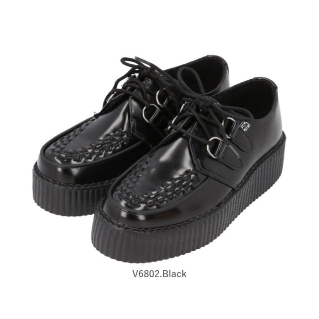 TUK ラバーソール 通販 T.U.K ティーユーケー Viva Mondo Creeper 厚底靴 厚底シューズ レースアップシューズ 厚底 革靴 革 靴 シューズ レザーシューズ UK パンク ロック ロカビリー モッズ おしゃれ メンズ靴 レディース靴