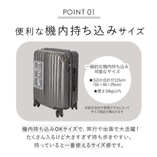 ワイズリー スーツケース 338-2401 通販 キャリーケース キャリーバッグ 旅行カバン コロコロ 旅行かばん メンズ レディース 拡張 37L 41L TSAロック 軽量 軽い 抗菌 防臭 ダブルキャスター 338-02401 wisely バッグ_4
