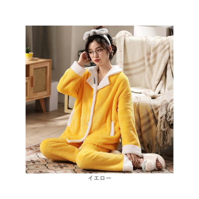 パジャマ レディース ふわふわ 上下セット 通販 ルームウェア 冬