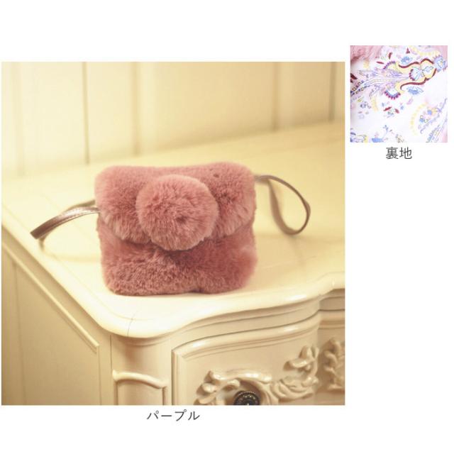 キッズ ショルダーバッグ 女の子 通販 斜め掛け バッグ フェイクファー 