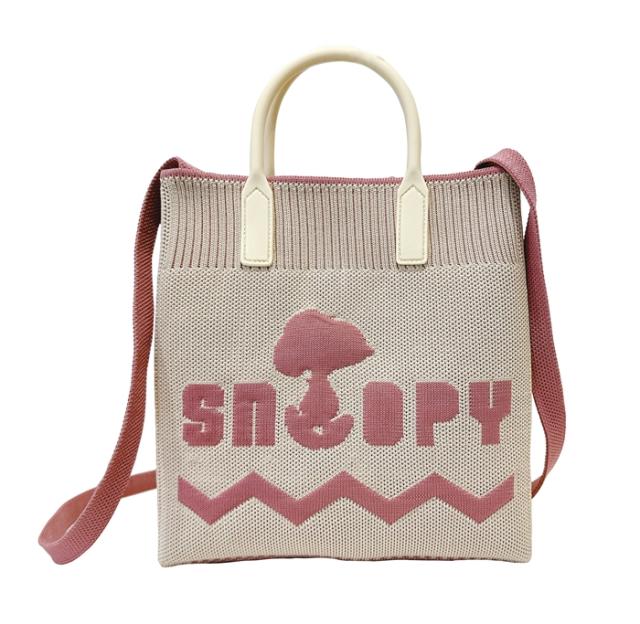 ルートート スヌーピー トートバッグ 通販 ROOTOTE 8585 トートバック 2way ショルダーバッグ レディース 小さめ 斜めがけ 軽量 軽い おしゃれ IP.SQUARE スクエア シリコンハンドル PEANUTS ピーナッツ-9E レディースバッグの通販は