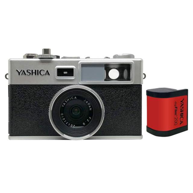 デジタルカメラ ヤシカ 通販 デジフィルムカメラ YASHICA digiFilm CAMERA Y35 with digiFilm200 デジフィルム レトロ 昭和 おしゃれ かわいい ヴィンテージ感 1400万画素 電池 単3乾電池 トイカメラ レトロカメラ_1