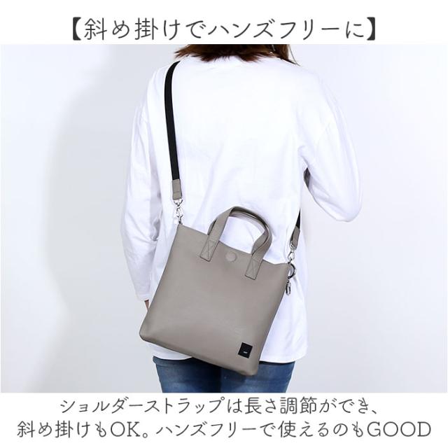 WAKU ワク トート ハンドバック 2WAY wk0075 通販 トートバッグ トートバック 手提げ ショルダー ショルダーバッグ ショルダーバック 肩掛け 斜め掛け レザー 本革 カジュアル レディース メンズ 男女兼用 ユニセックス 通勤 通学_9