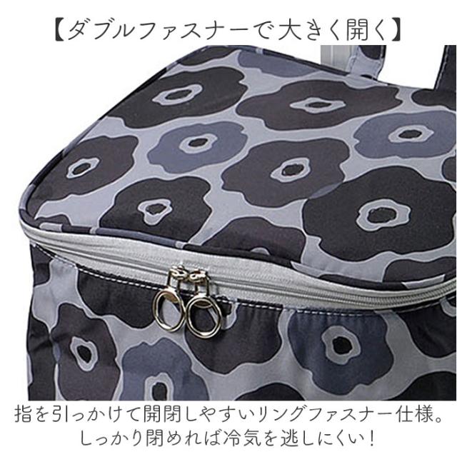 ショッピングカート 4輪 おしゃれ 通販 ショッピング キャリーバッグ ショッピングキャリー カート 保冷バッグ 軽量 軽い 大容量 360度 25L 小回り ハンドル 長さ調節可能 撥水 ファスナー CHARMISS シャルミス 15-5041 高齢者_7