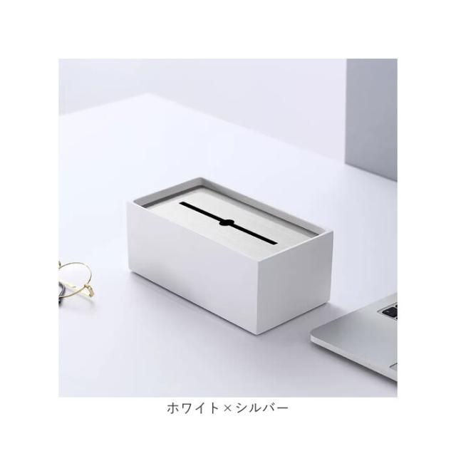 ティッシュボックス 蓋付 通販 ティッシュケース ボックスティッシュケース ティッシュボックスケース ティッシュカバー ティッシュ入れ ティッシュ モダン 北欧 ステンレス_15