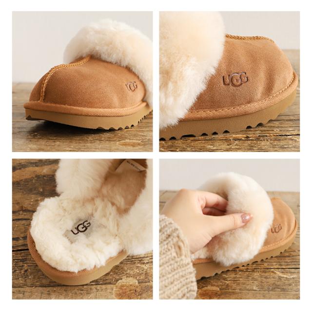 ugg　サンダル　ボア ugg サンダル レディース 通販 アグ 内ボア スリッパ ファー 約 22cm