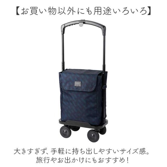 ココロ ショッピング カート 4輪 通販 ショッピングカート cocoro 横押しカート 買い物カート 保冷 保温 キャリーバッグ フレームの高さ 調節できる カートにかけられる 手押しカート 買い物 おしゃれ オシャレ 四輪 シニア レップ 旅行 トラベル_14