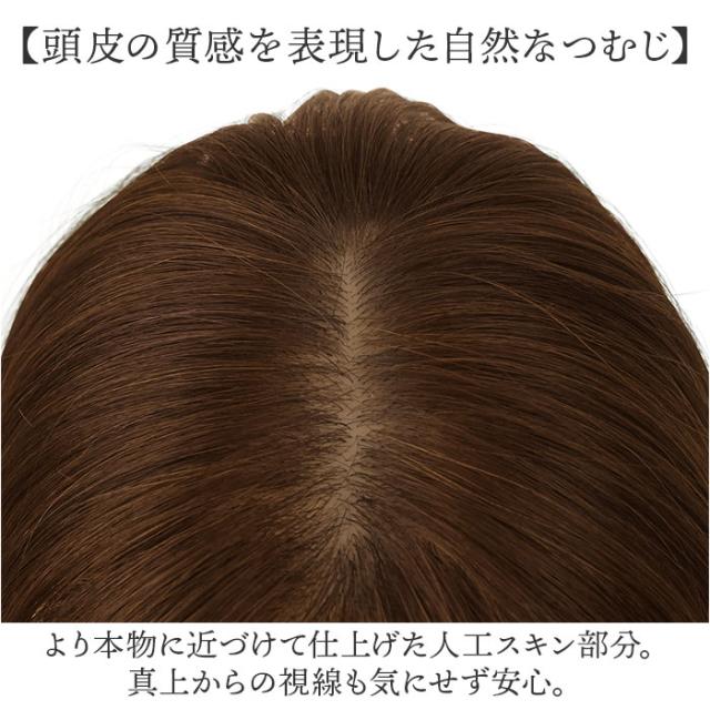 PRISILA プリシラ　白髪隠しウィッグ　人毛・分け目タイプ　ST-100　マシンメイド
