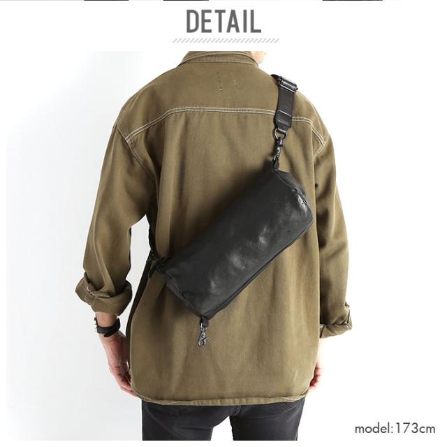ショルダーバッグ メンズ 革 通販 ブランド butler verner sails 馬革 本革 ワンショルダー サコッシュ 斜めがけ かっこいい 斜め掛け 肩掛け ブラック ブラウン おしゃれ 大人 カジュアル 国産 父の日 プレゼント 日本製 バトラーバーナーセイルズ ホース レザー JA-1059_1
