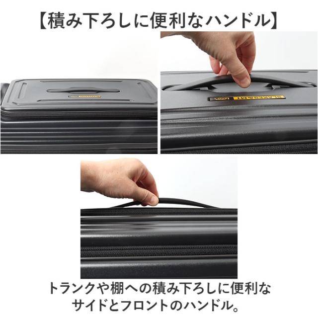 5LAKES&MT スーツケース 通販 キャリーケース キャリーバッグ 310-4011 45L 54L 大容量 フロントオープン 軽量 拡張 tsaロック 静音 ストッパー付き メンズ トラベル 出張 研修 旅行 ビジネス 国内旅行 海外旅行 おしゃれ_10