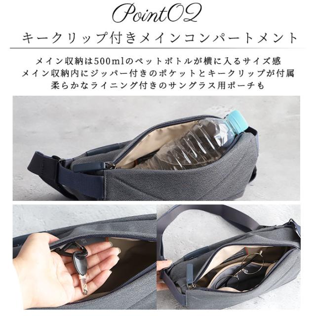 ボディバッグ メンズ 通販 ブランド bellroy ベルロイ かっこいい 小さめ レディース おしゃれ きれいめ ブラック 黒 女子 男子 ショルダーバッグ 斜め掛け ワンショルダーバッグ スリングバッグ ユニセックス SLING MINI BSMA_7