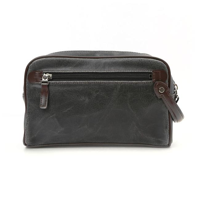 セカンドバッグ メンズ 通販 ダブルファスナー かっこいい 小さめ