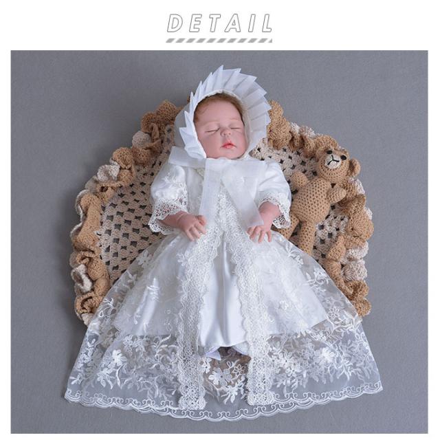 ベビードレス 結婚式 通販 新生児 女の子 約 60 70 80 90cm 結婚式