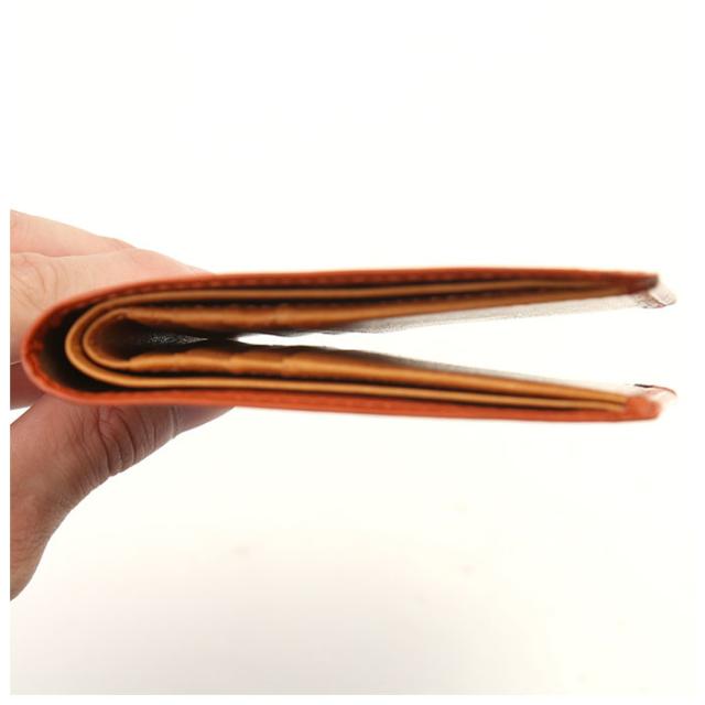 札入れ 小銭入れなし 薄い 通販 二つ折り カード入れ ブランド INNFITH インフィス BORSA2 ボルサ2 551407 イタリアンレザー 革 牛革 レザー 札入れ 2つ カードポケット 8つ スリム 胸ポケット レッド ブラック ブラウン ダークブラウン メンズ シンプル ビジネス_3