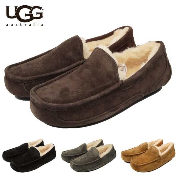 おすすめ Ugg メンズ 通販 正規品 おすすめ レザー 定番 本革 ボア ファー デッキシューズ ローファー アグ Ascot アスコット モカシンの通販はau Pay マーケット Backyard Family インテリアタウン Au Pay マーケット店