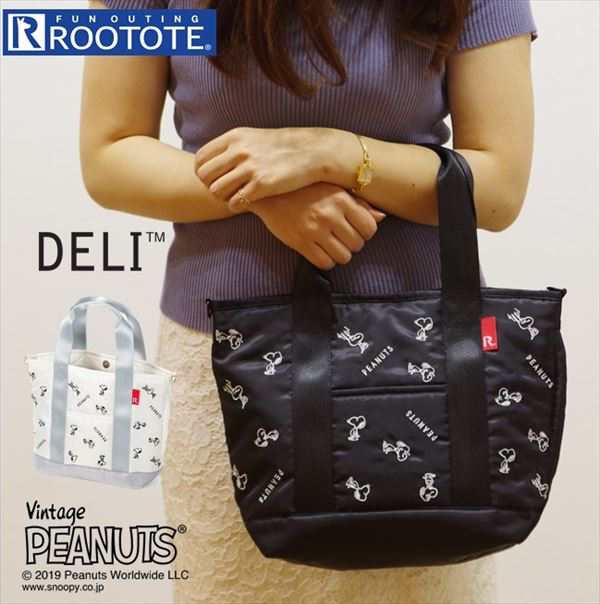 Rootote ルートート トートバッグ 通販 サイドポケット Deli デリ Peanuts ピーナッツ Snoopy スヌーピー 刺繍 サブバッグ レディースの通販はau Pay マーケット Backyard Family インテリアタウン Au Pay マーケット店