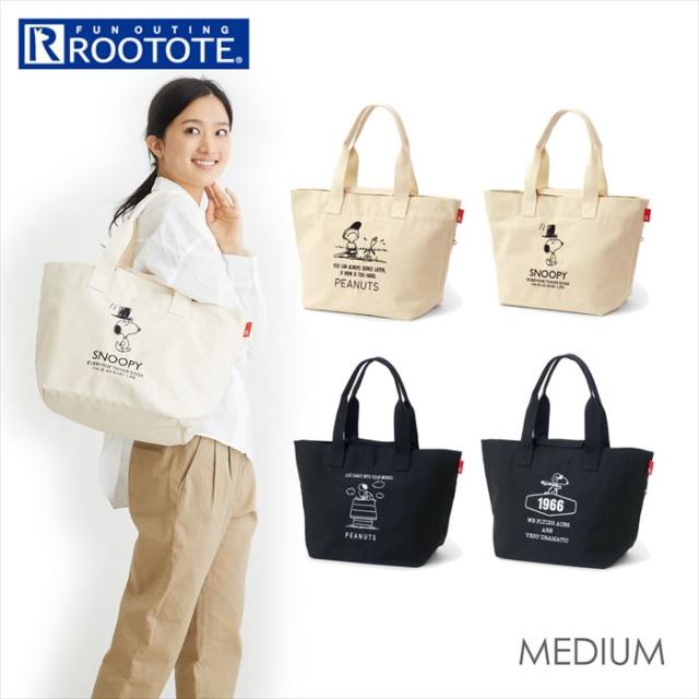 ルートート スヌーピー 通販 トートバッグ キャンバス 大きめ 横 レディース メンズ おしゃれ 大人 かわいい 通勤 通学 肩掛け Mediumの通販はau Pay マーケット Backyard Family インテリアタウン Au Pay マーケット店