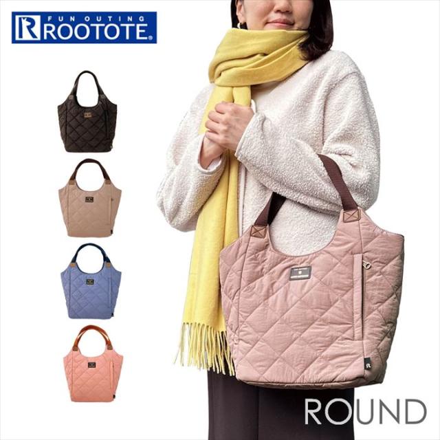 ルートート トートバッグ 1246 ROOTOTE 通販 トートバック トート バッグ レディース 大人 かわいい おしゃれ 仕切り 軽量 通勤 通学 肩掛け きれいめ カジュアル ROUND ラウンド Parootie パルーティ キルト-B レディースバッグの通販は