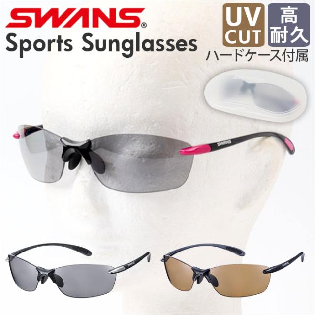 SWANS (スワンズ) スポーツサングラス Airless CORE エアレスコア AMZ-SACR-0011 MBK 日本製 ノーマルレ スポーツサングラス Airless Wave エアレス・ウェイブ 偏光